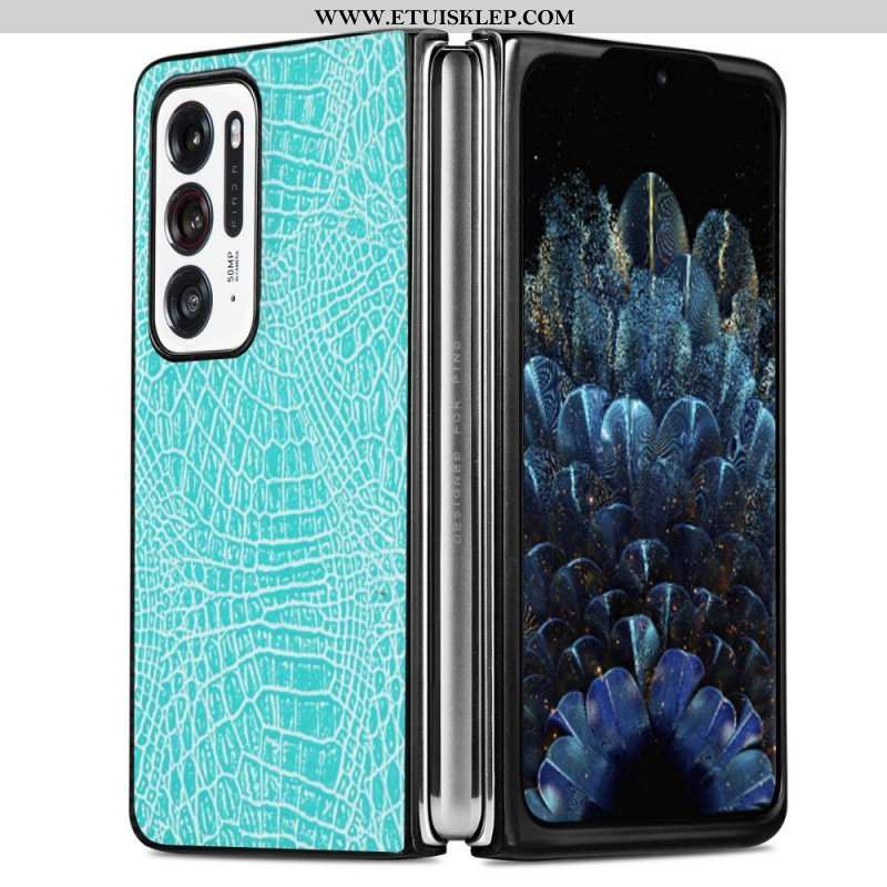 Etui do Oppo Find N Styl Skóry Krokodyla